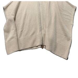 NEW LAFAYETTE 148 women's zip up poncho in dune